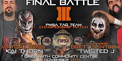 FINAL BATTLE - PRO WRESTLING SOUTH AUSTRALIA