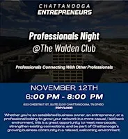 Professionals Night @The Walden Club