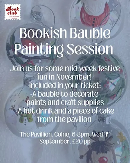 Bookish Bauble Painting