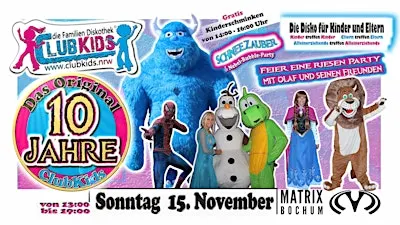 ClubKids - die Familien Diskothek® in Bochum