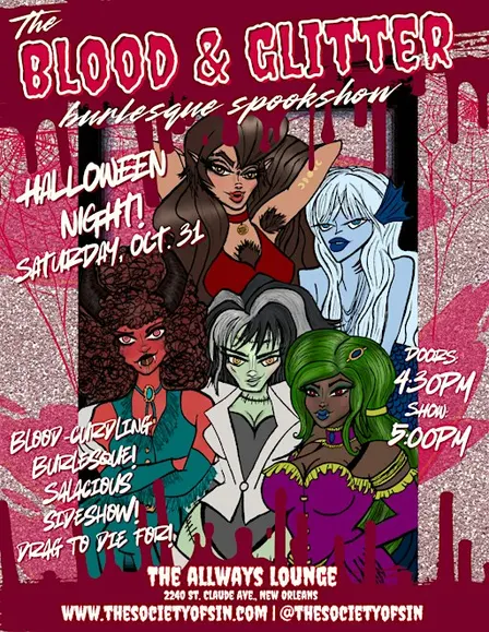 The Blood & Glitter Burlesque Spookshow (EARLY SHOW)
