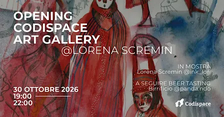 Opening Codispace Art Gallery @ink_lori
