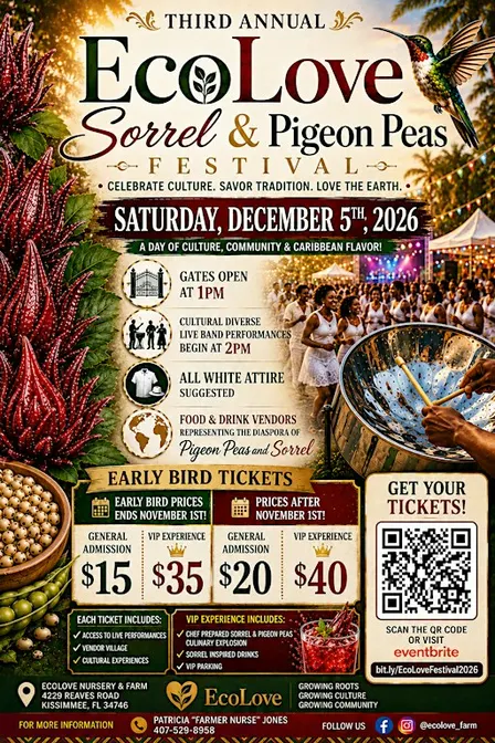 Sorrel and Pigeon Peas Caribbean Festival
