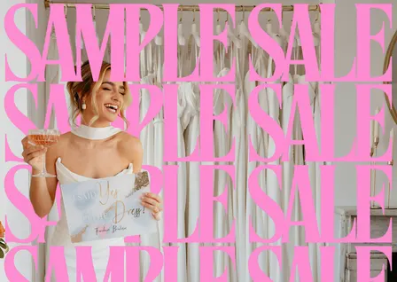 WEDDING DRESS SAMPLE SALE
