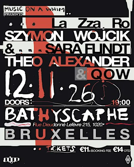 MoAW presents Theo Alexander & QOW + Szymon Wójcik & Sara Flindt + La Zza R
