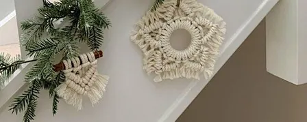 Macrame Christmas Decorations Workshop