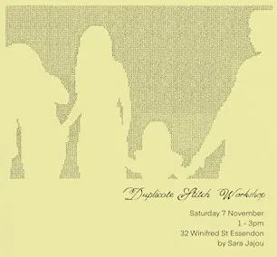 Duplicate Stitch Workhop