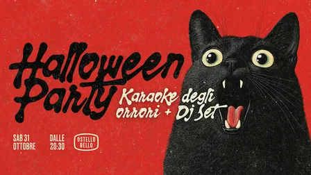 HALLOWEEN PARTY •  Karaoke + Dj set • Ostello Bello Milano Centrale