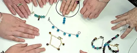 Crystal jewellery workshop