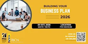 Building Your Business Plan (In-person/Online)