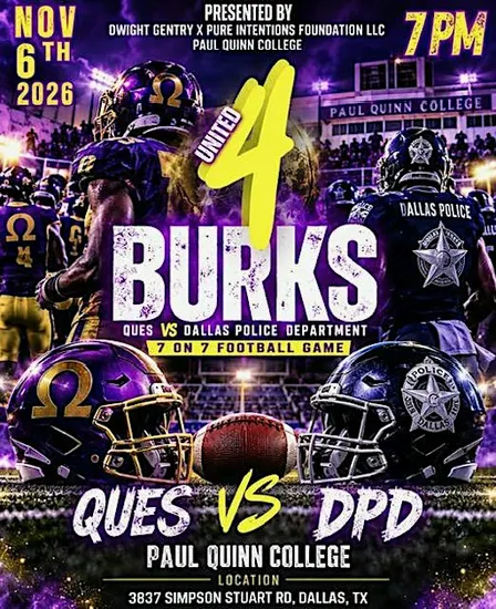 United 4 Burks  Bruhz Vs DPD  7 on 7 Flag Football Game