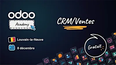 Odoo Academy CRM & Ventes - Louvain-la-Neuve