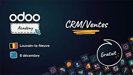 Odoo Academy CRM & Ventes - Louvain-la-Neuve