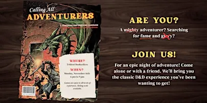 Calling All Adventurers - a D&D Drop In/Out Campaign