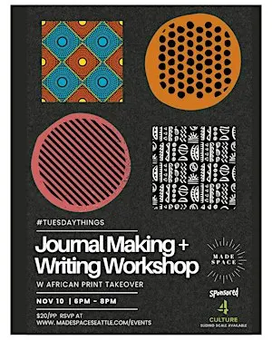 #TuesdayThings Journal Making + Writing Workshop