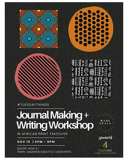 #TuesdayThings Journal Making + Writing Workshop
