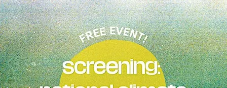 GNDR | National Emergency Briefing Screening & Climate anxiety forum