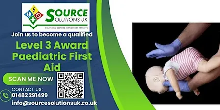 Level 3 Award in Paediatric First Aid - 2 Day (12 Hours) - £174