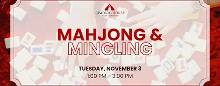 Mahjong & Mingling (1pm-3pm)
