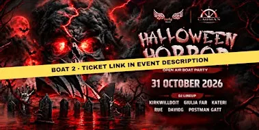 Boat Party | HALLOWEEN HORROR | Open Air Rooftop