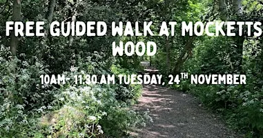 National tree week walk at Mocketts wood