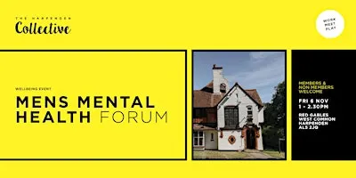 THC Mens Mental Health Forum