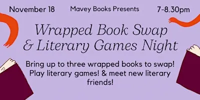 Wrapped Book Swap & Literary Games Night