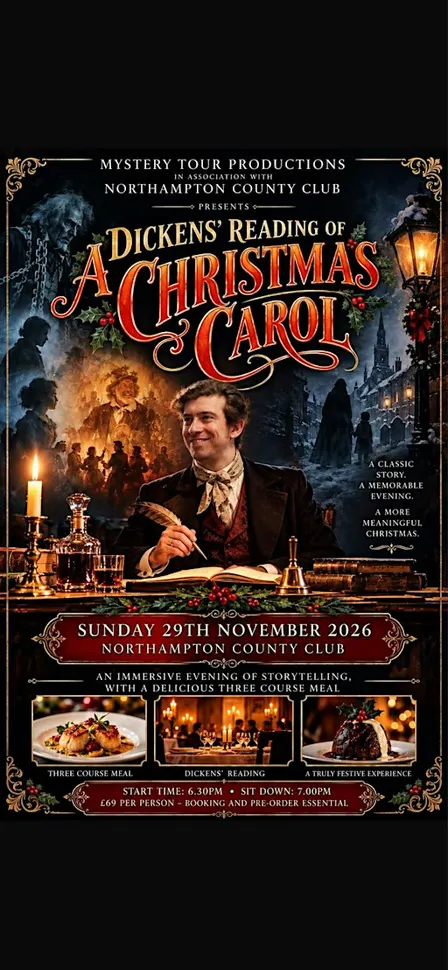 A Christmas Carol - Mystery Tour Productions at Northampton & County Club