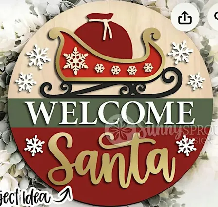 Oliver Beach Christmas Paint Night