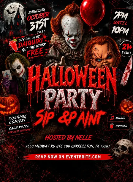 Halloween Sip &Paint