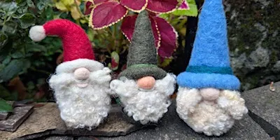 Needle Felt a Cheeky Gnome Ornament