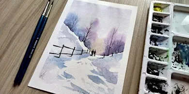 Winter Watercolor Art Cards | Jake Willwerth, instructor