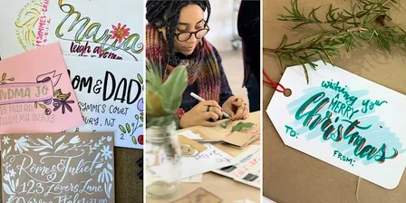 ACP BYOB: Hand-Lettered Gift Tags & Place Cards