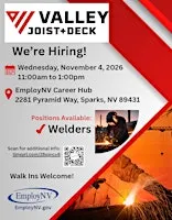 Valley Joist & Deck Hiring Event - Sparks