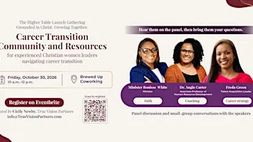 The Higher Table - Christian Women Leaders in Career Transition