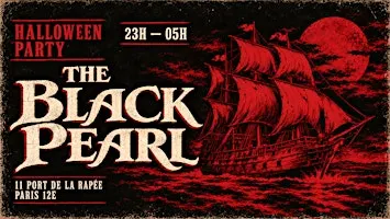 HALLOWEEN BOAT PARTY PARIS - THE BLACK PEARL