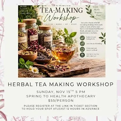 Herbal Tea Making Workshop: Blend Your Own Tea in Keller, TX