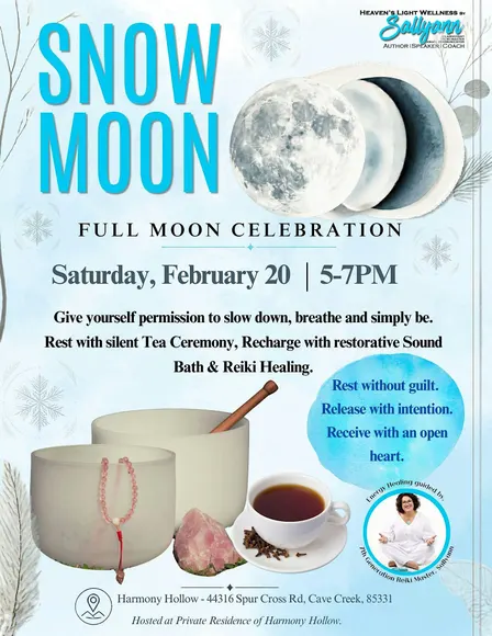 Snow Full Moon Celebration: The Power of Stillness