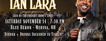 Ian Lara Live in Medina (Dinner & Drinks Included) | Henceforth Comedy
