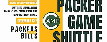 CAMP BAR SHUTTLE | PACKERS VS BILLS | 12.13