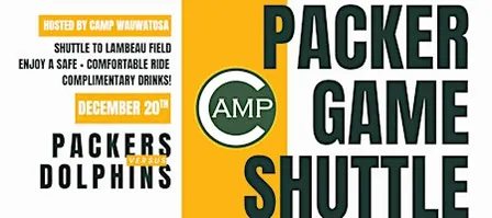 CAMP BAR SHUTTLE | PACKERS VS DOLPHINS | 12.20
