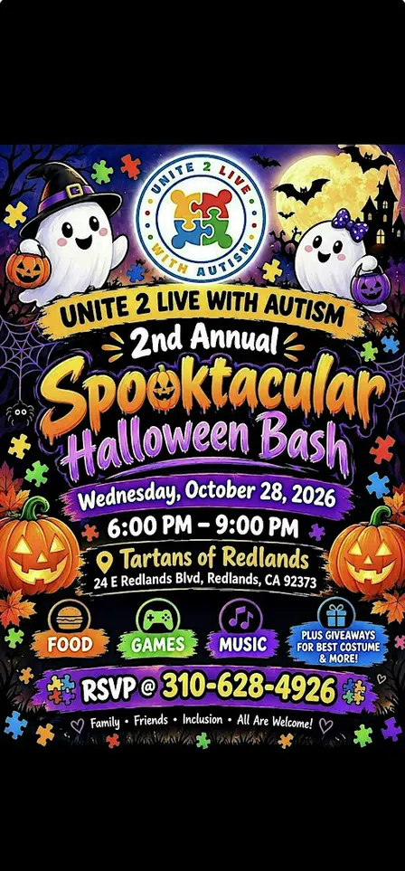 Unite 2 Live With Autism Spooktacular Halloween Bash at the Tartan