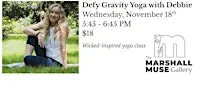 Defy Gravity Yoga with Debbie | 5:45 PM - 6:45 PM