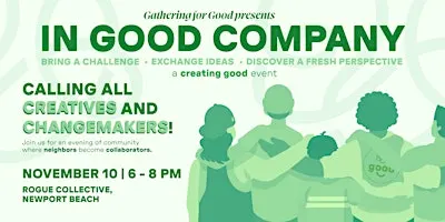 In Good Company – A Creating Good Event