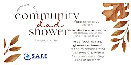 SAFE Community Dad Shower