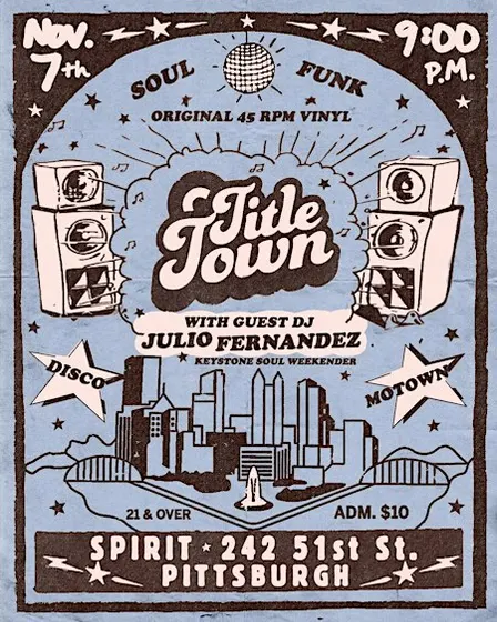 TITLE TOWN Soul & Funk Party at Spirit