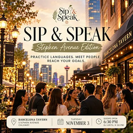 Sip & Speak Language Social