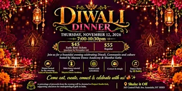 Diwali Dinner: An Evening of Community, Culture & Celebration