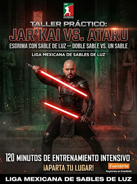 Taller de sable de luz: JAR'KAI VS. ATARU