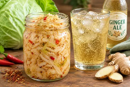 Fermentation 101: Let's Make Spicy Cabbage Sauerkraut & Ginger Ale